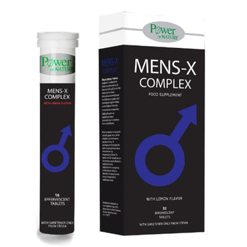 Power of Nature Mens-X Complex – Συμπλήρωμα Διατροφής για Τόνωση και Ενέργεια με Γεύση Λεμόνι
